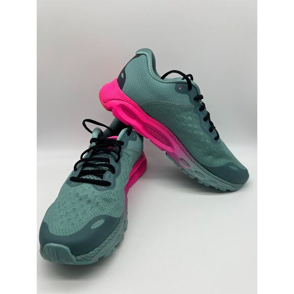 Under Armour HOVR Infinite 3 Daylight Teal Pink Miami Green Men's Size 10 - Picture 5 of 12